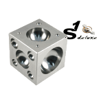 Steel doming block 2.0 x 2.0 Inch or 5.1x5.1x5.1cm