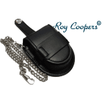 Black pocket watch pouch Roy Coopers KROSS with chain