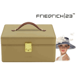 Watch.- and jewelry box ASCOT RACING BEIGE by Friedrich|23