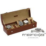 Friedrich|23 watch box CROCO FIVE PECANO