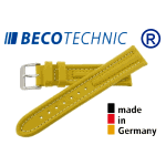 Beco Technic Watch Strap 24mm yellow / steel
