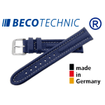 Beco Technic Watch Strap 24mm blue/steel