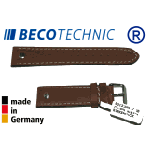 Beco Technic CHRONO Watch Strap 22mm brown