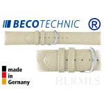 Beco Technic watch strap HERMES creme 22mm steel