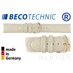 Beco Technic watch strap HERMES creme 14mm golden