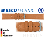 Beco Technic watch strap HERMES honey 22mm steel
