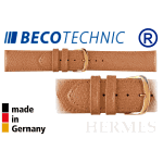 Beco Technic watch strap HERMES honey 12mm golden