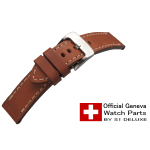 Panerai-style watch strap ROYAL AERONAUTICAL brown 24