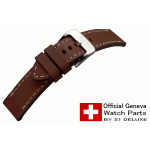Panerai-style watch strap ROYAL AERONAUTICAL tabac 24