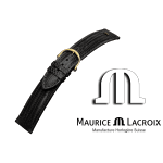 MAURICE LACROIX TEJU watch strap 20mm black / gold