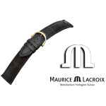 Maurice Lacroix watchstrap LOUISIANA black / gold 20