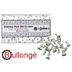 Assortment of 170 mini screws for watch case backs