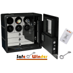 Safewinder PRESTIGE X6 high quality safe box 6 watch winder