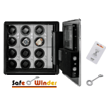 Safewinder PRESTIGE X12 high quality safe box 12 watchwinder