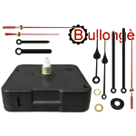 Precision clock movement BULLONGÈ 3x3 metal hand sets