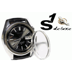 S1 DELUXE set of 25 plastic domed watch glasses