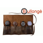 Watch roll BULLONGÈ LUXOWA SUPER-SOFT SUEDE brown